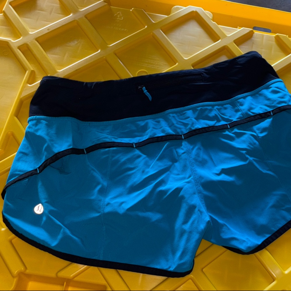 Blue and Black Athletic Shorts